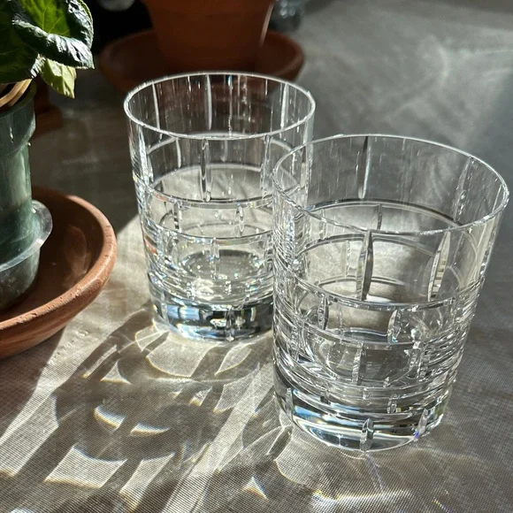 RARE 2 Baccarat Espalier Double Old Fashion Highball Crystal Glasses. - Picture 11 of 17